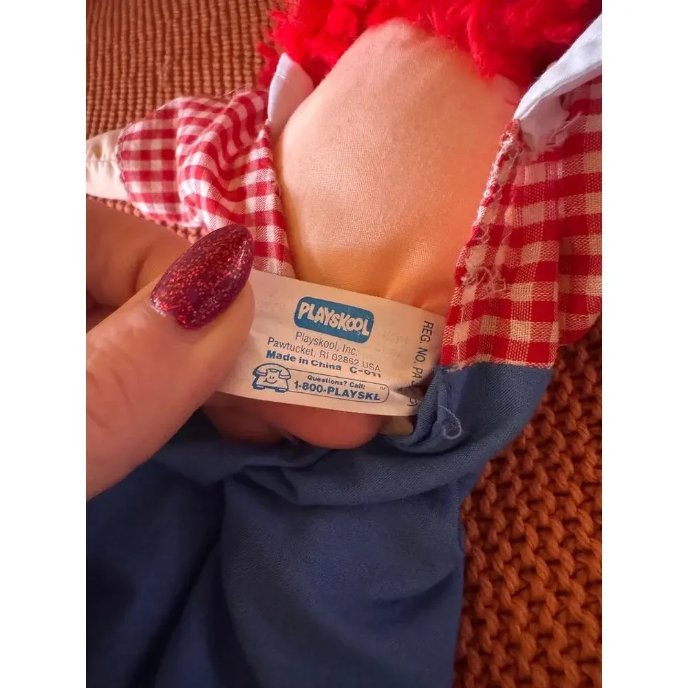 1987 Playskool Raggedy Andy Doll 12